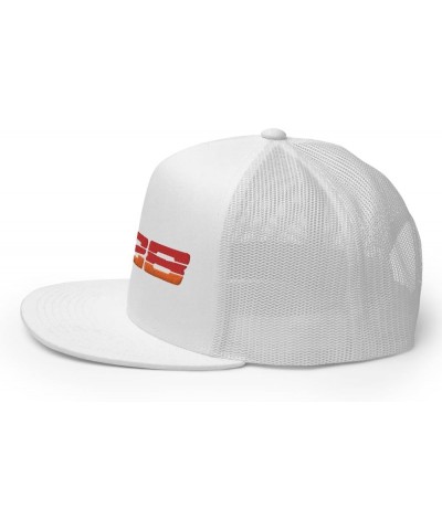 1985 1986 Camaro Z28 Emblem Retro 80s Aesthetic Custom Embroidered 5 Panel Trucker Cap Snapback Hat White $18.84 Baseball Caps