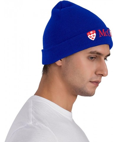 McGill- University Beanie Hat for Men and Women Winter Warm Hats Knit Slouchy Thick Skull Cap Blue $11.21 Skullies & Beanies