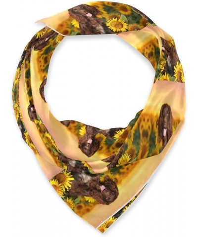 Women's Square Silk Scarf Neckerchief Scarves Headscarf Shawl Polyester Wrap Multi 3 $10.11 Scarves