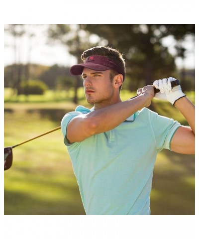 I Love Lebanon Sun Visor Hats for Women Men Sun Hat Vintage Golf Hat Adjustable Baseball Cap Red $13.37 Visors