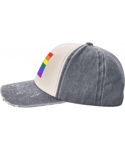 Puerto Rico Rainbow Gay Pride Flag Baseball Cap Adult Adjustable Casual Duck Tongue Hat Golf Caps Trucker Hats $10.15 Basebal...