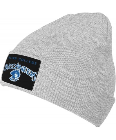 Blinn College Logo Stretch Knit Hat for Men Women Winter Warm Cap Gray $7.08 Skullies & Beanies