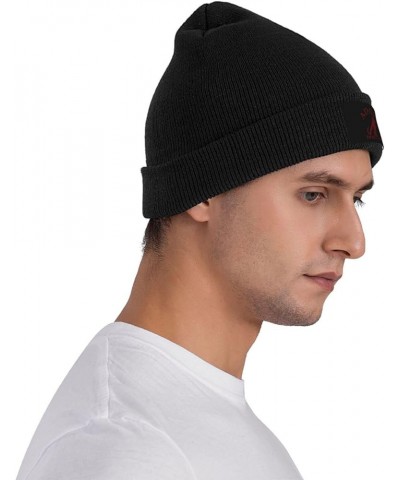 Winter Knit Hat Cap for Men Women, Adopt Don't Shop Unisex Beanie Hat Cuffed Skull Cap Warm Ski Hats Black Black $6.75 Skulli...