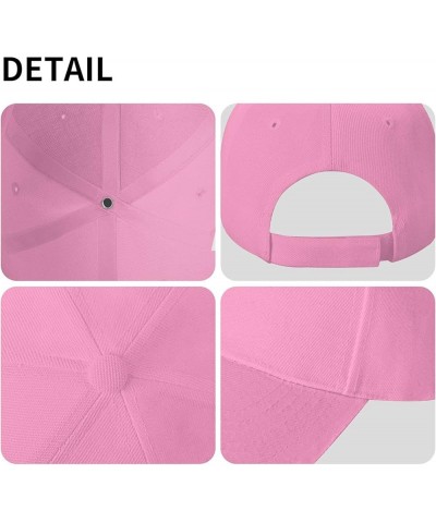 Cannabis with Green Skulls and Smoke Baseball Cap for Men Women Adjustabl Unisex Golf Dad Hat Pink $12.60 Baseball Caps