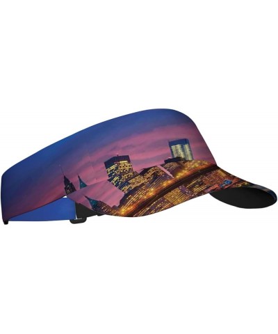 2024 Sports Sun Visor Hats,Sun Visor Caps for Women and Men Pink Blue_4 $9.93 Visors