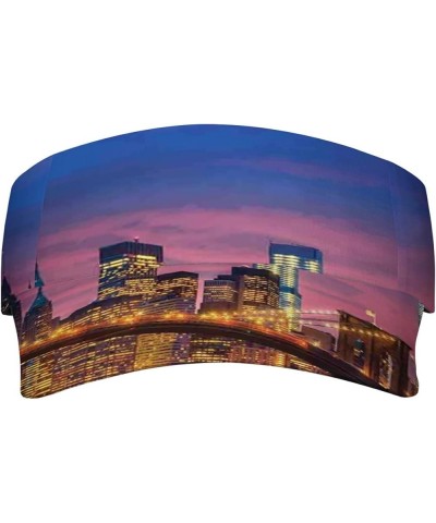 2024 Sports Sun Visor Hats,Sun Visor Caps for Women and Men Pink Blue_4 $9.93 Visors