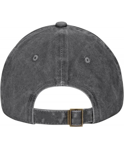 Deicides Baseball Cap Vintage Adult Washed Denim Hat Cotton Adjustable Unisex for Outdoor Sports Black Deep Heather $11.12 Ba...