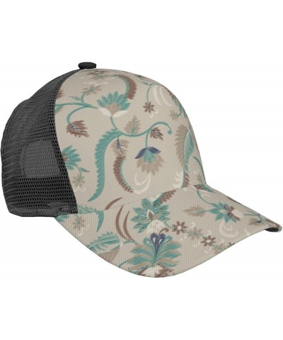 Paisley Curved Brim Mesh Baseball Cap Casual Sun Hat All Seasons for Unisex 7paisley 15 $8.63 Baseball Caps