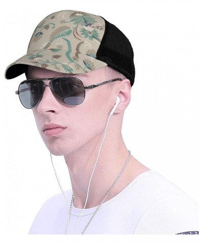 Paisley Curved Brim Mesh Baseball Cap Casual Sun Hat All Seasons for Unisex 7paisley 15 $8.63 Baseball Caps