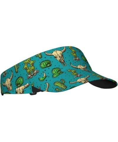 Cute Brown Cartoon Owls Adult Sunshade Open Top Hat Summer Adjustable Sunshade Hat Outdoor Sports Sunshade Hat Cute Cactus an...