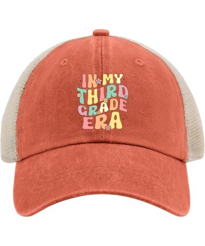 in My Third Grade Era Trucker Hat Funny Golf Hats AllBlack Running Hat Gifts for Women Cool Hats Saffron02 $10.34 Sun Hats