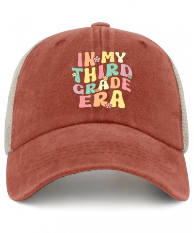 in My Third Grade Era Trucker Hat Funny Golf Hats AllBlack Running Hat Gifts for Women Cool Hats Saffron02 $10.34 Sun Hats