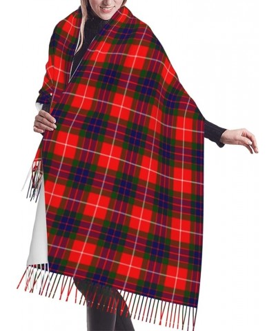 Winter Warm Wrap Shawl Gala Water District Tartan Print Scarves Blanket Scarf For Women Men Fraser Modern Tartan $14.49 Scarves