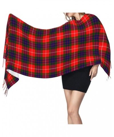 Winter Warm Wrap Shawl Gala Water District Tartan Print Scarves Blanket Scarf For Women Men Fraser Modern Tartan $14.49 Scarves