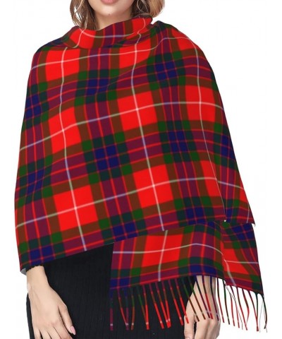 Winter Warm Wrap Shawl Gala Water District Tartan Print Scarves Blanket Scarf For Women Men Fraser Modern Tartan $14.49 Scarves