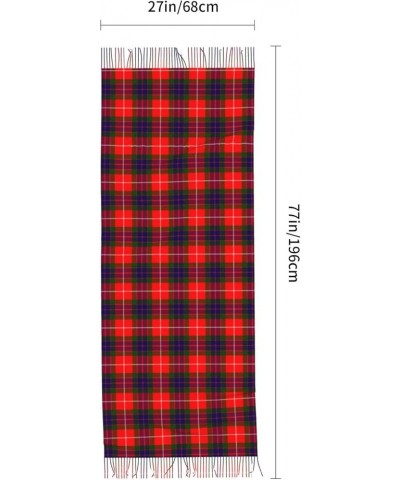 Winter Warm Wrap Shawl Gala Water District Tartan Print Scarves Blanket Scarf For Women Men Fraser Modern Tartan $14.49 Scarves