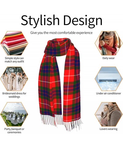 Winter Warm Wrap Shawl Gala Water District Tartan Print Scarves Blanket Scarf For Women Men Fraser Modern Tartan $14.49 Scarves