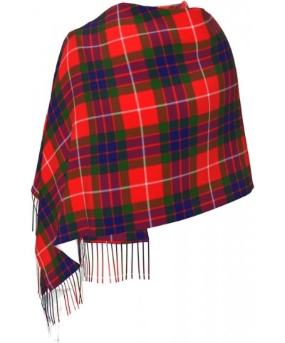 Winter Warm Wrap Shawl Gala Water District Tartan Print Scarves Blanket Scarf For Women Men Fraser Modern Tartan $14.49 Scarves