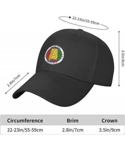 Seal of Alabama Baseball Cap for Men Women Classic Adjustable Golf Dad Hat Black $12.61 Baseball Caps