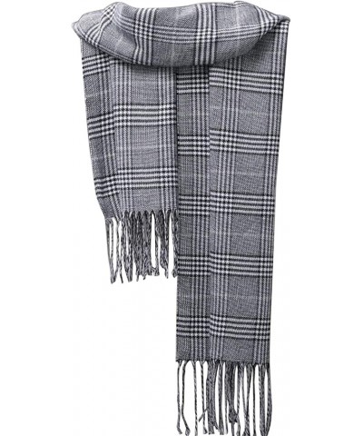 Classic Checked Scarf Teenagers Shawl Cashmere Like Scarf Women Winter Neck D $8.00 Scarves