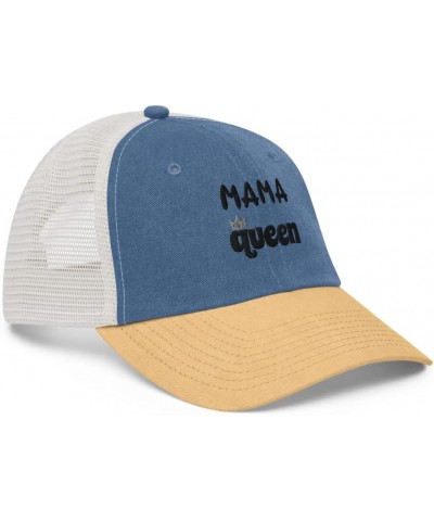 Mom Cap, Mama Queen, Pigment-Dyed Cap, Royal/Mustard/Stone, One Size $19.82 Baseball Caps