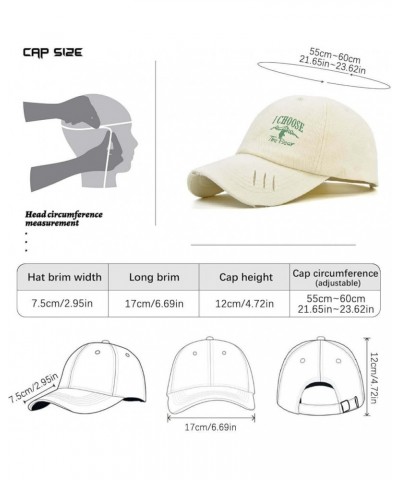 Baseball Hats I Choose The Bear Trucker Hats for Women Fashion Polyester Snapbacks Cream-coloured-distressed Baseball Hat $11...