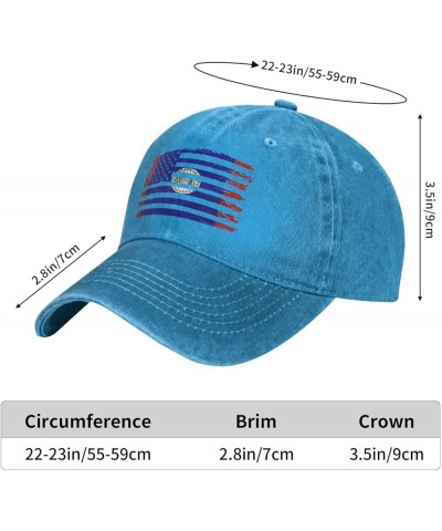 USA American Belize Flag Belizean Baseball Cap Blue $9.06 Baseball Caps