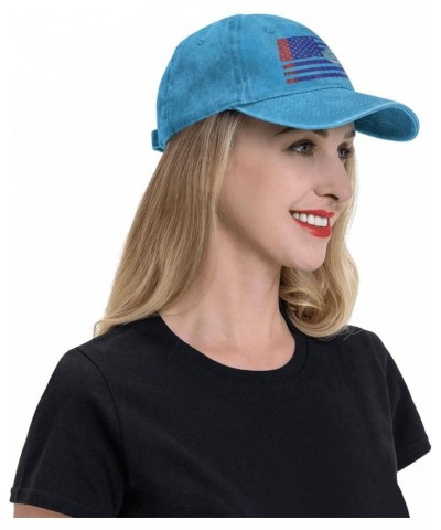 USA American Belize Flag Belizean Baseball Cap Blue $9.06 Baseball Caps