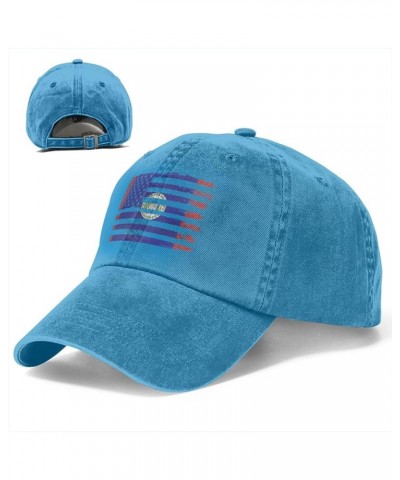 USA American Belize Flag Belizean Baseball Cap Blue $9.06 Baseball Caps