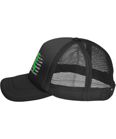 Green Ribbon Achalasia Awareness Baseball Cap Adjustable Casual Mesh Hats Duck Tongue Hat for Men Women32 $8.78 Baseball Caps