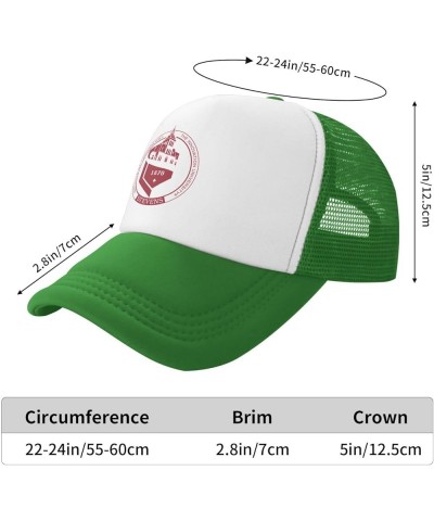 Stevens Institute of Technology. Trucker Hats for Both Men and Women - Mesh Baseball Snapback Hats Green $27.50 Baseball Caps