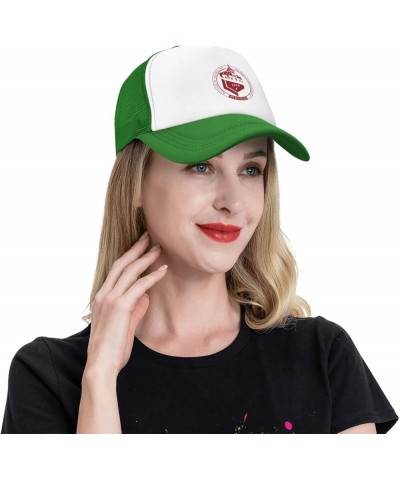 Stevens Institute of Technology. Trucker Hats for Both Men and Women - Mesh Baseball Snapback Hats Green $27.50 Baseball Caps