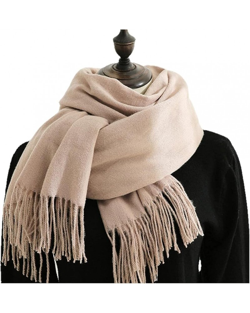 Scarf Gift Scarf Autumn Winter Scarf for Women Warm Imitation Cashmere Shawl Fall Warm Scarf Shawl (Color : Q, Size : 70 * 18...