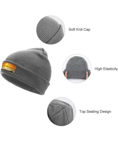 Slouchy Beanie Hat for Men and Women Long Bridge Sea Winter Warm Chunky Knit Cap Charcoal-wood Beach $10.92 Skullies & Beanies