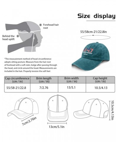 Trump 2024 Vintage 45 47 American Flag 4547 Trump Trucker hat Vintage Cotton Washed Baseball Caps Cyan Blue $10.81 Baseball Caps