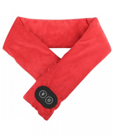 Christmas Heated Scarf for Men Women, Neck Heating Pad, 3 Temp Setings, USB Intelligent Heating Winter Scarf (F10-Red) $12.41...