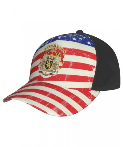 Coat of arms of Belgium Baseball Cap Adjustable Men Women Tucker Dad Hat Black $15.38 Baseball Caps