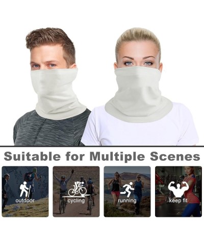 Custom Face Masks for Adults, Personalized Neck Warmer Neck Face Mask, Customized Bandana Face Mouth Add Your Text Gray $10.7...