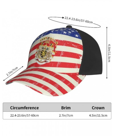 Coat of arms of Belgium Baseball Cap Adjustable Men Women Tucker Dad Hat Black $15.38 Baseball Caps