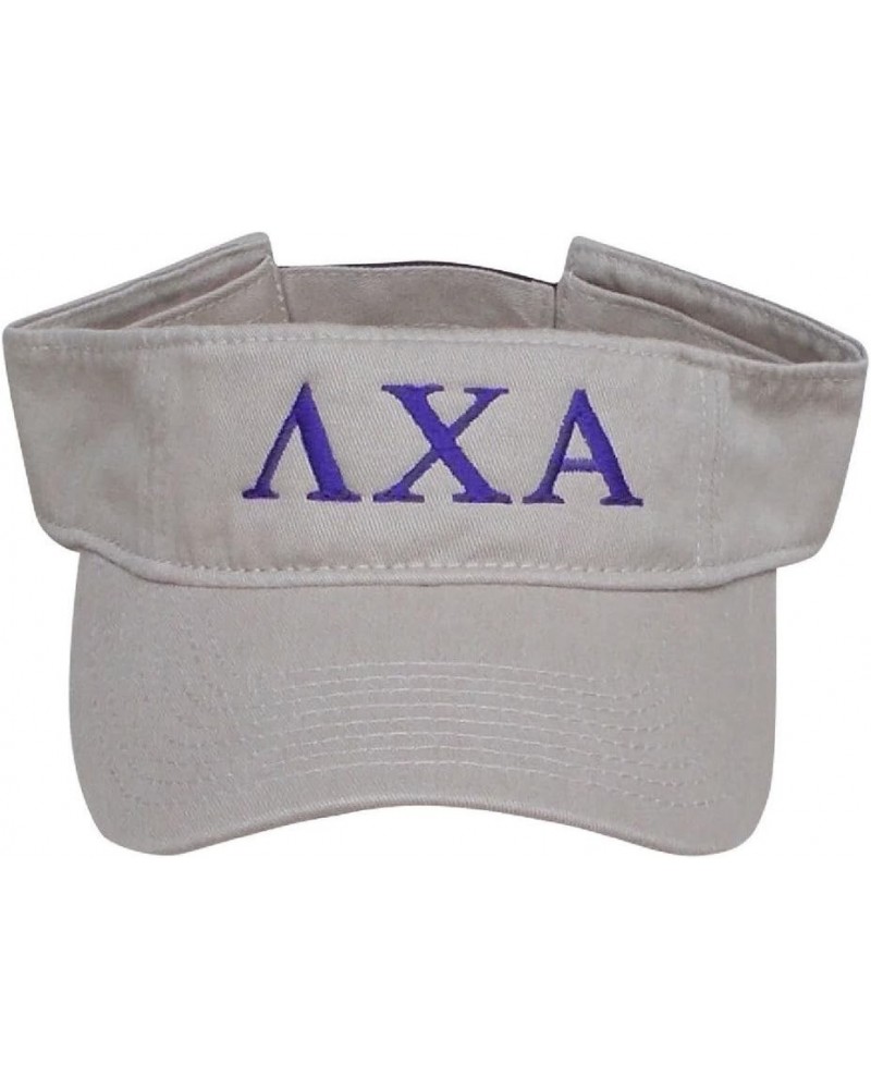 Mens Lambda Chi Alpha Visor Tan $14.26 Baseball Caps