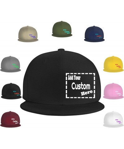 Customized Cap Your Design Here,Personalized Hat,Custom Cap Design Your Own Classic Mens Womens Trucker Caps Custom-1 $9.37 B...