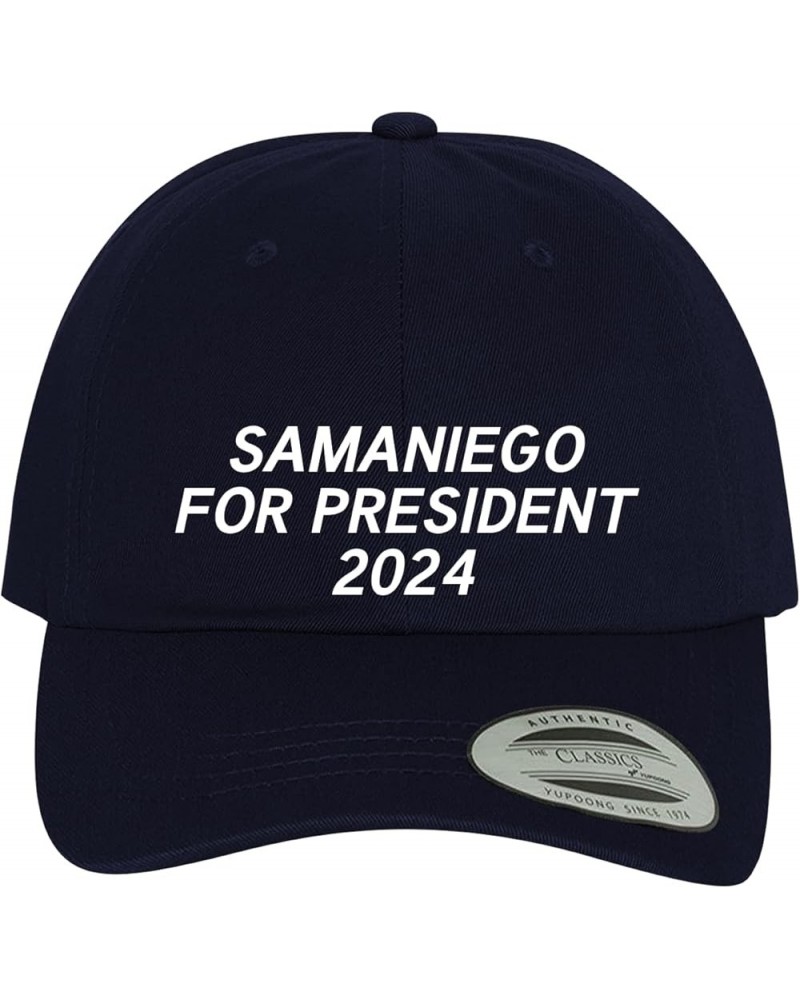 Samaniego for President 2024 - Comfortable Dad Hat Baseball Cap Navy $19.23 Baseball Caps