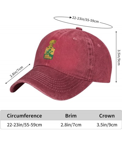 194th Armor Regiment Denim Cap Trucker Hat Adjustable Hat for Men and Women Red $14.63 Baseball Caps