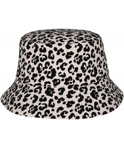 Cute Ducky Smile Bucket Hat Unisex Outdoor Summer Beach Sun Hat Packable Fisherman Cap Cute Cartoon Leopard $9.71 Bucket Hats