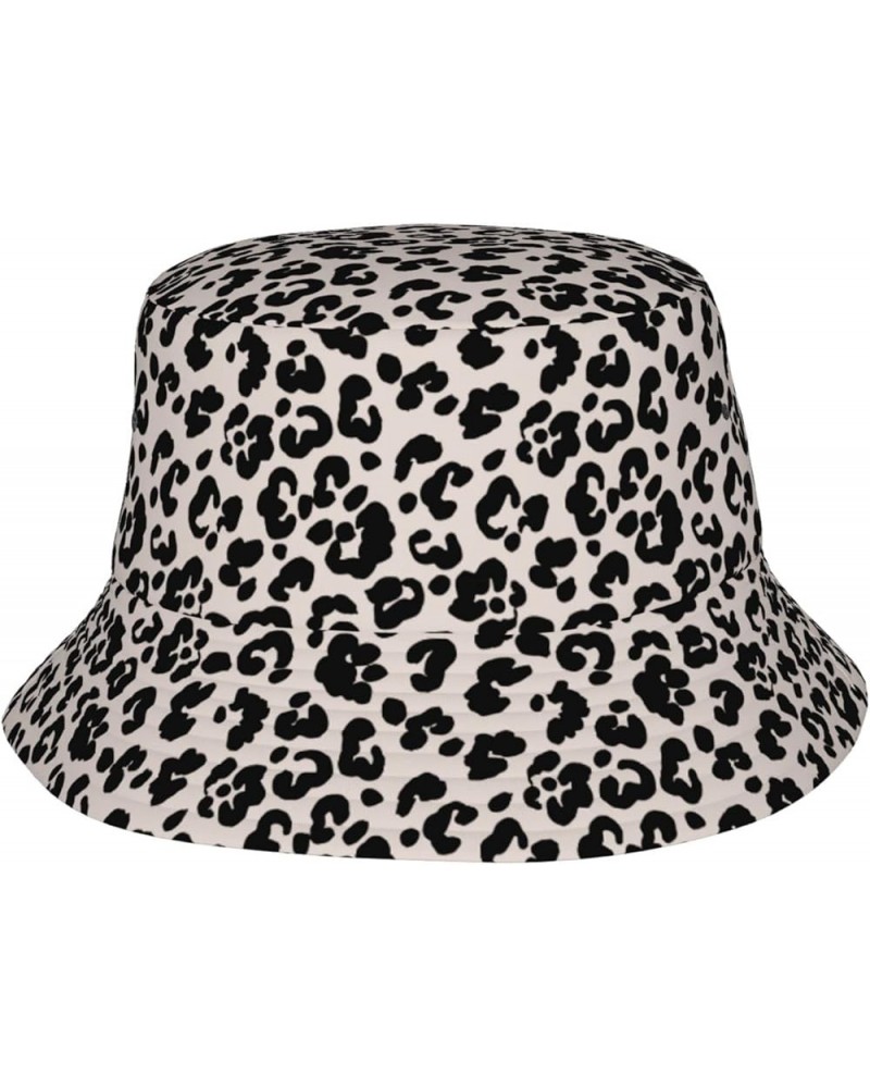 Cute Ducky Smile Bucket Hat Unisex Outdoor Summer Beach Sun Hat Packable Fisherman Cap Cute Cartoon Leopard $9.71 Bucket Hats