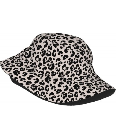 Cute Ducky Smile Bucket Hat Unisex Outdoor Summer Beach Sun Hat Packable Fisherman Cap Cute Cartoon Leopard $9.71 Bucket Hats