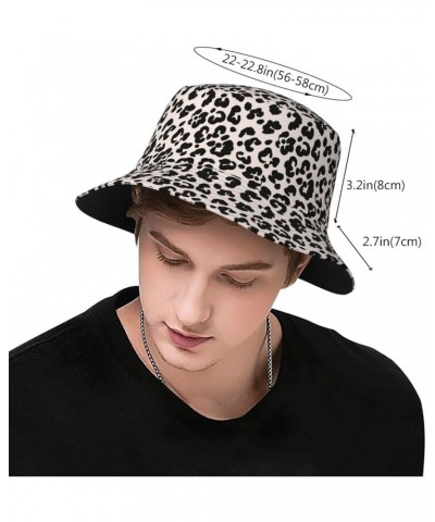 Cute Ducky Smile Bucket Hat Unisex Outdoor Summer Beach Sun Hat Packable Fisherman Cap Cute Cartoon Leopard $9.71 Bucket Hats