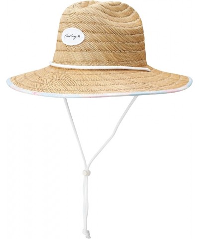 Women's Sun Hat - Medium Brim Real Straw Hats for Women with Chin Strap Jade Aura $14.10 Sun Hats