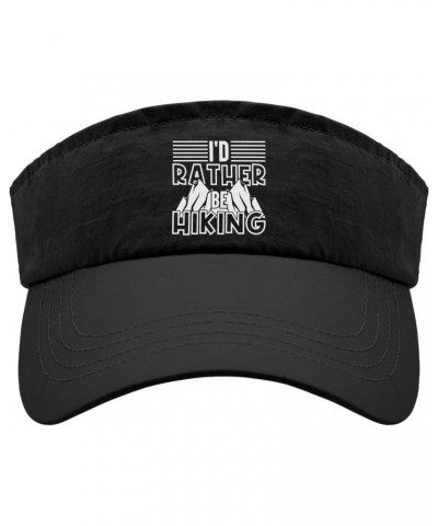 Id Rather Be Hiking Hats Visor Hats for Women Baseball Caps with Designs Beach Hat $8.79 Visors