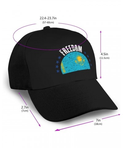 The Kazakhstan Flag and Freedom Baseball Cap Women Men Hat Outdoor Leisure Sun Hat Adjustable Truck Driver Baseball Caps Dad ...